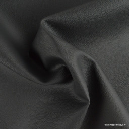 Tissu simili cuir sellerie automobile anthracite