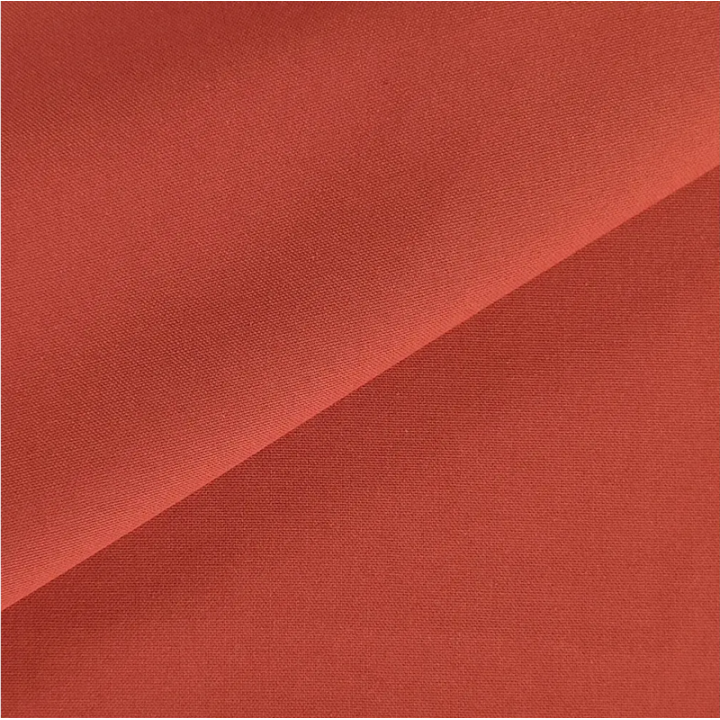 Tissu demi natté coton Terracotta- 280 cm