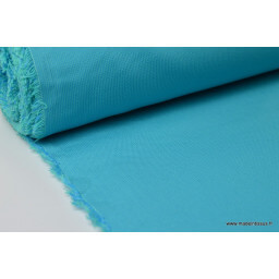 Tissu extérieur polypro fantaisie turquoise