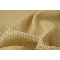 Tissu extérieur polypro natté beige
