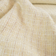 Tissu Tweed Lurex laine esprit Chanel - blanc cassé