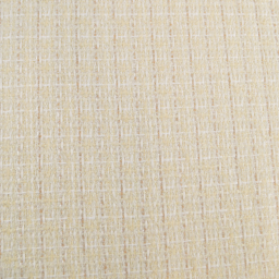 Tissu Tweed Lurex laine esprit Chanel - blanc cassé