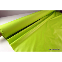 Tissu polyester anis déperlant pour parapluie x50cm