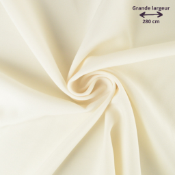 Tissu Burlington en grande largeur - Ecru