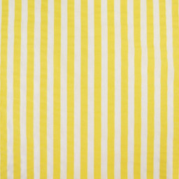 Tissu seersucker à rayures Tom - Blanc et Jaune