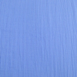 Tissu Double gaze réversible à rayures Bleu et ciel - OEKO TEX