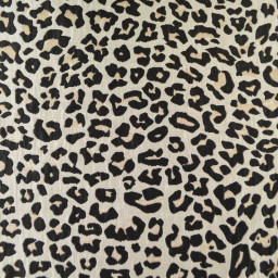 Tissu jacquard Habillement Leopard Lurex beige et Noir