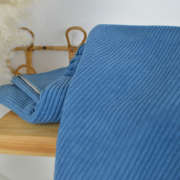 Velours côtelé Huggy - Bleu jean