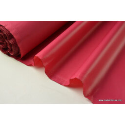 Tissu polyester fraise déperlant pour parapluie x50cm