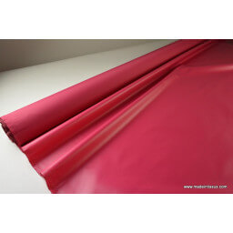 Tissu polyester fraise déperlant pour parapluie x50cm