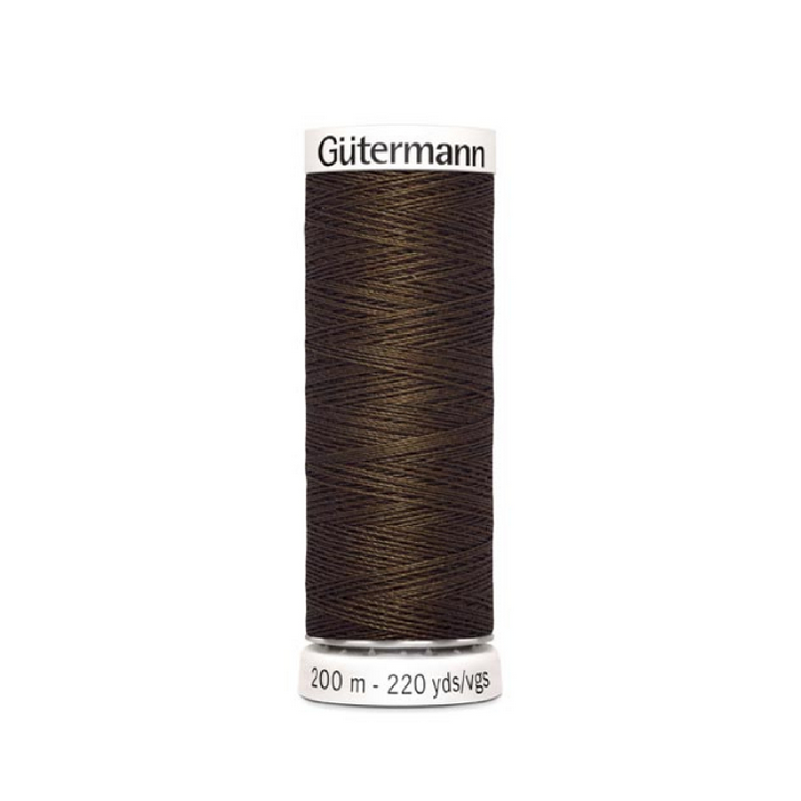 Bobine de Fil pour tout coudre Gutermann 200 m - N°816 marron