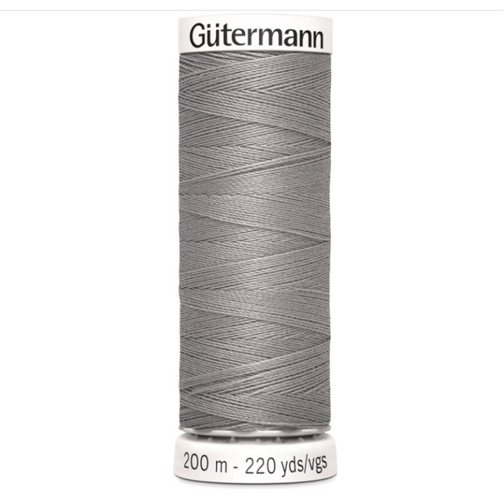 Bobine de Fil pour tout coudre Gutermann 200 m - N°495 gris clair