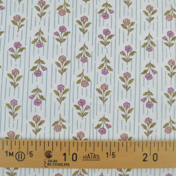Tissu Cretonne de Coton Aesa – Motif Floral Indien - OEKO TEX