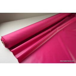 Tissu polyester fuchsia déperlant pour parapluie x50cm