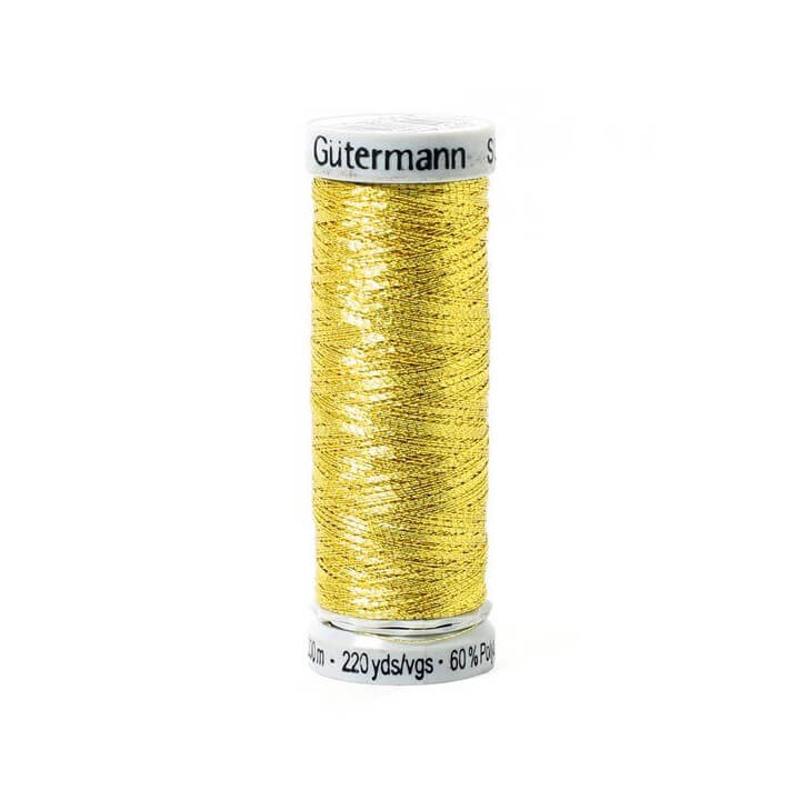 Fil Sulky Effet Metallic Gutermann 200 m - N°7007 Or