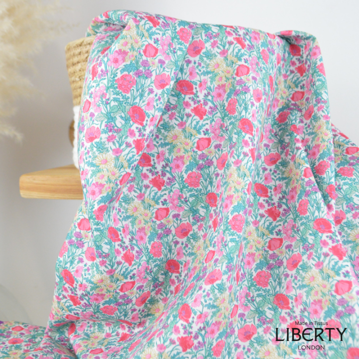 Tissu Liberty Florence May rose - oeko tex