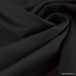 Tissu lycra respirant bi elastique pour legging de sport coloris Noir