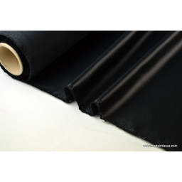 Tissu polyester noir déperlant pour parapluie x50cm