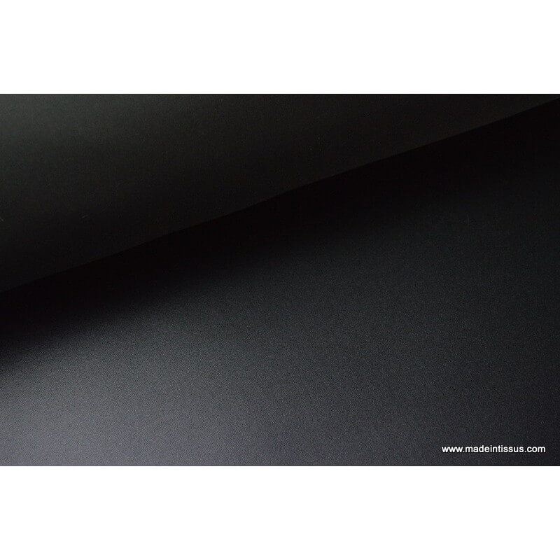 Tissu Déperlant k-way Noir - Par 10 cm