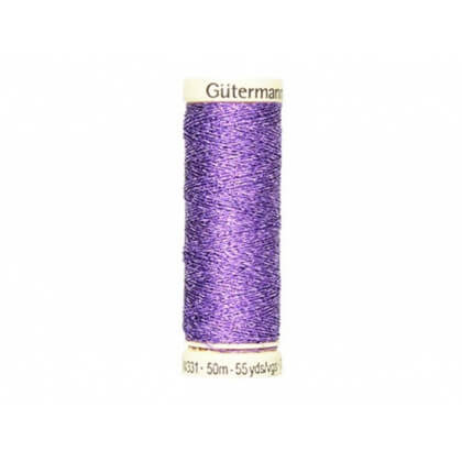 Fil METAL Gutermann 50 m - N°571 Violet