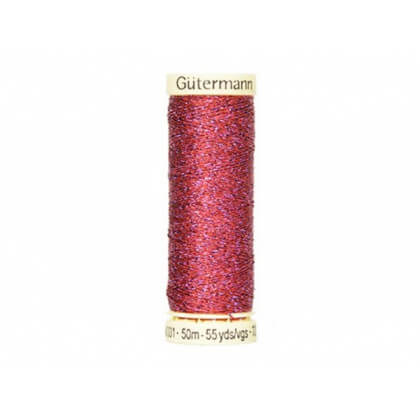 Fil METAL Gutermann 50 m - N°247 Fuchsia