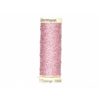 Fil METAL Gutermann 50 m - N°624 Rose