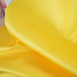 Tissu Satin de coton - Jaune