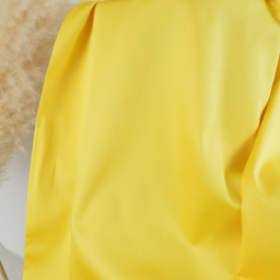 Tissu Satin de coton - Jaune