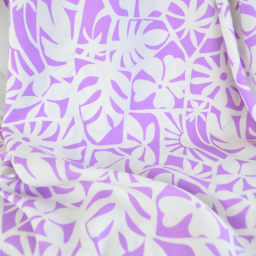 Tissu popeline de viscose Ecovero - motif feuilles exotique Parme