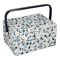 Boite à couture grand modèle - Motif Eucalyptus