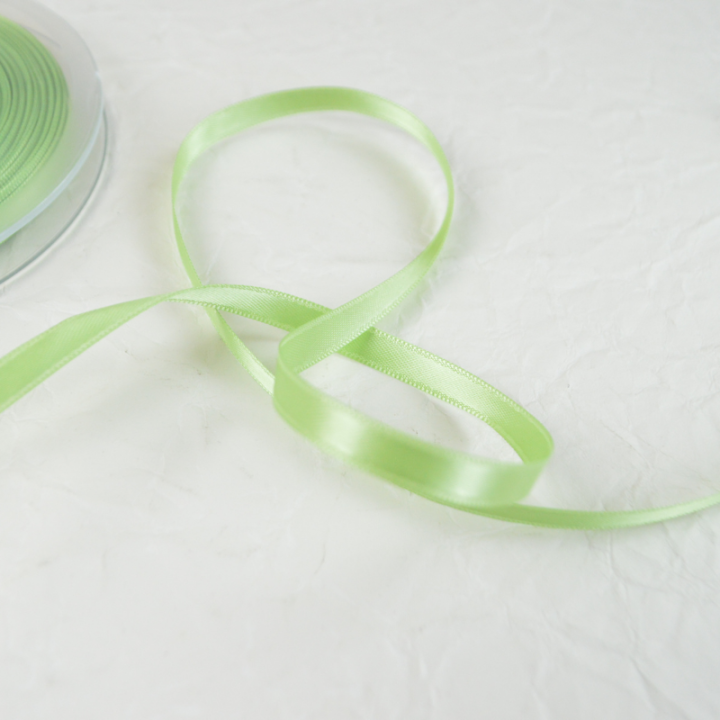Ruban satin Vert clair - 6 mm