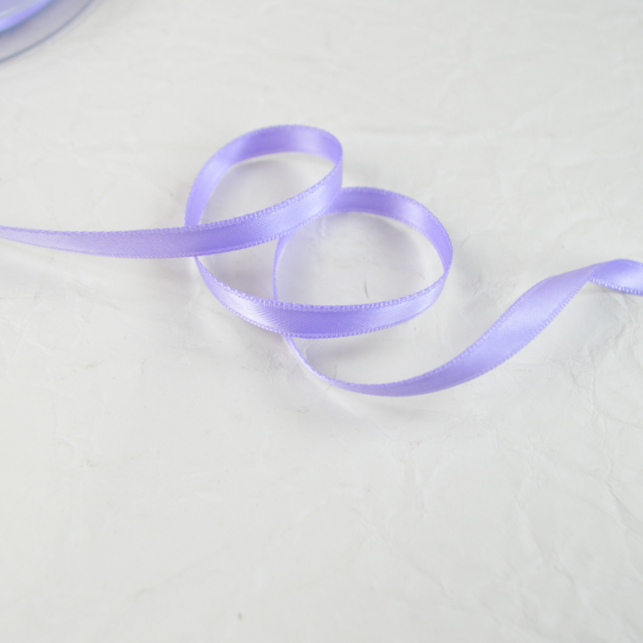 Ruban satin Parme - 6 mm