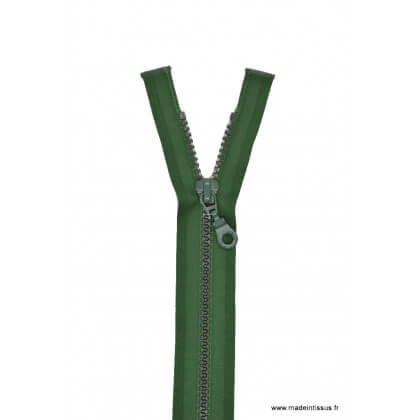 Fermeture éclair Séparable grosse maille 6mm Z54 col 790 vert lichen