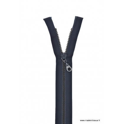 Fermeture éclair Séparable grosse maille 6mm Z54 col 590 bleu marine