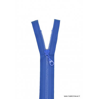 Fermeture éclair Séparable grosse maille 6mm Z54 col 540 Bleu drapeau