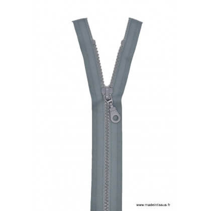 Fermeture éclair Séparable grosse maille 6mm Z54 col 440 gris foncé