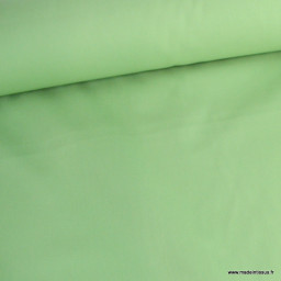 Tissu gabardine sergé coloris amande- OEKO TEX