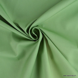 Tissu gabardine sergé coloris amande- OEKO TEX