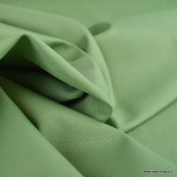 Tissu gabardine sergé coloris amande- OEKO TEX