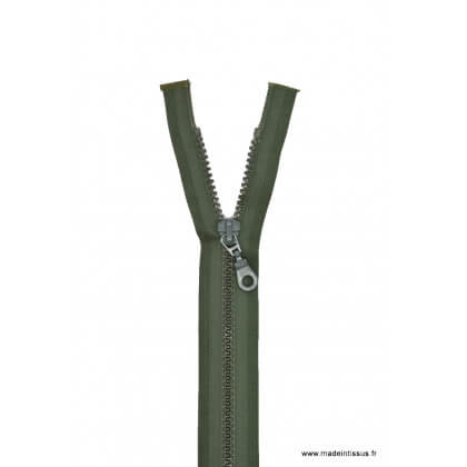 Fermeture éclair Séparable grosse maille 6mm Z54 col 768 Treillis