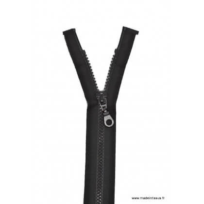 Fermeture éclair Séparable grosse maille 6mm Z54 col 460 noir