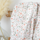 Pul contact alimentaire Leopold motifs fleurs marsala - exclusif