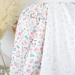 Pul contact alimentaire Leopold motifs fleurs Corail - motif exclusif