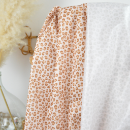 Pul contact alimentaire Balzac motifs léopard fond beige - motif exclusif