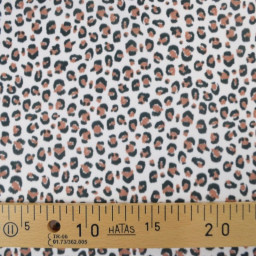Pul contact alimentaire Balzac motifs léopard fond Ecru - motif exclusif