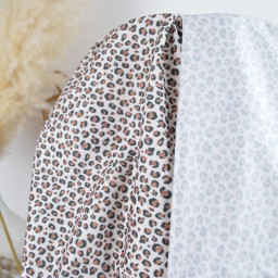 Pul contact alimentaire Balzac motifs léopard fond Ecru - motif exclusif