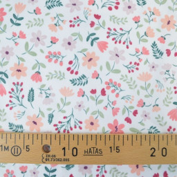 Pul contact alimentaire Leopold motifs fleurs Corail - motif exclusif