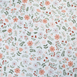 Pul contact alimentaire Leopold motifs fleurs marsala - exclusif