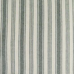 Tissu coton Eugene tissé teint à rayures Kaki