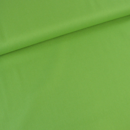 Tissu demi natté coton vert citron - OEKO TEX